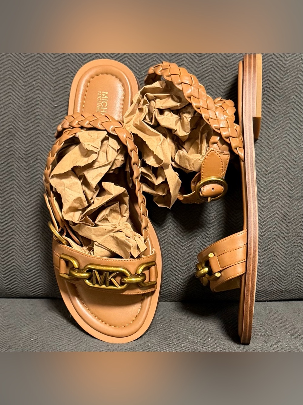 Michael Kors Kailey Flat Sandal Women’s Size 8.5 Pre-owned